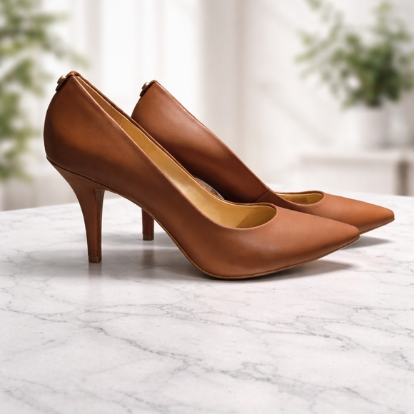 Michael Kors Shoes - Michael Kors Elegant Brown Women's Heels
